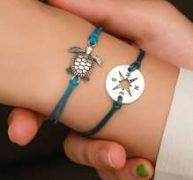 Tortoise & Compass Decor Bracelet