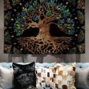 Tree Print Tapestry