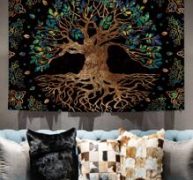 Tree Print Tapestry