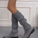 Tweed Slip On Sock Boots