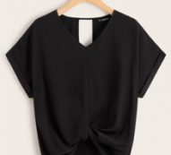 Twist Front Keyhole Back Top