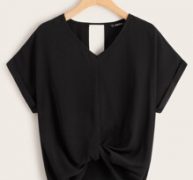 Twist Front Keyhole Back Top