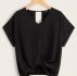 Twist Front Keyhole Back Top