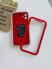 Two Tone Contrast Frame Phone Case