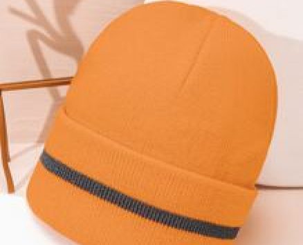 Two Tone Knit Beanie