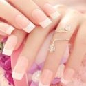 Two Tone Polished Fake Nails 24pcs