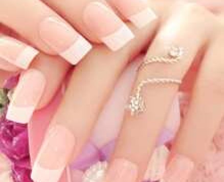 Two Tone Polished Fake Nails 24pcs