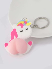 Unicorn Charm Keychain