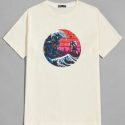 Unisex Wave Graphic Tee