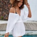 V Neck Cover Up