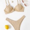 V Wired High Cut Bikini Swimsuit