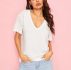 V-neck Solid Tee