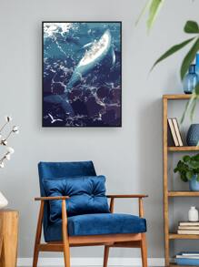 Whale Print DIY Diamond Unframed Painting