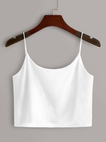 White Crop Cami