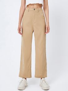 Wide Leg Corduroy Pants