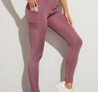 Wide Waistband Phone Pocket Sports Leggings
