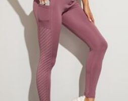 Wide Waistband Phone Pocket Sports Leggings