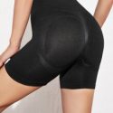 Wide Waistband Solid Sports Shorts