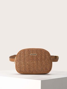 Woven Detail Fanny Pack