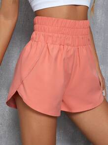 Wrap Detail Sports Shorts