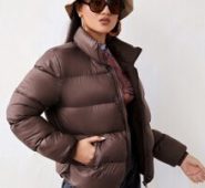 Zip Front Puffer Coat
