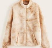 Zipper Pocket Front Tie Dye Jacket